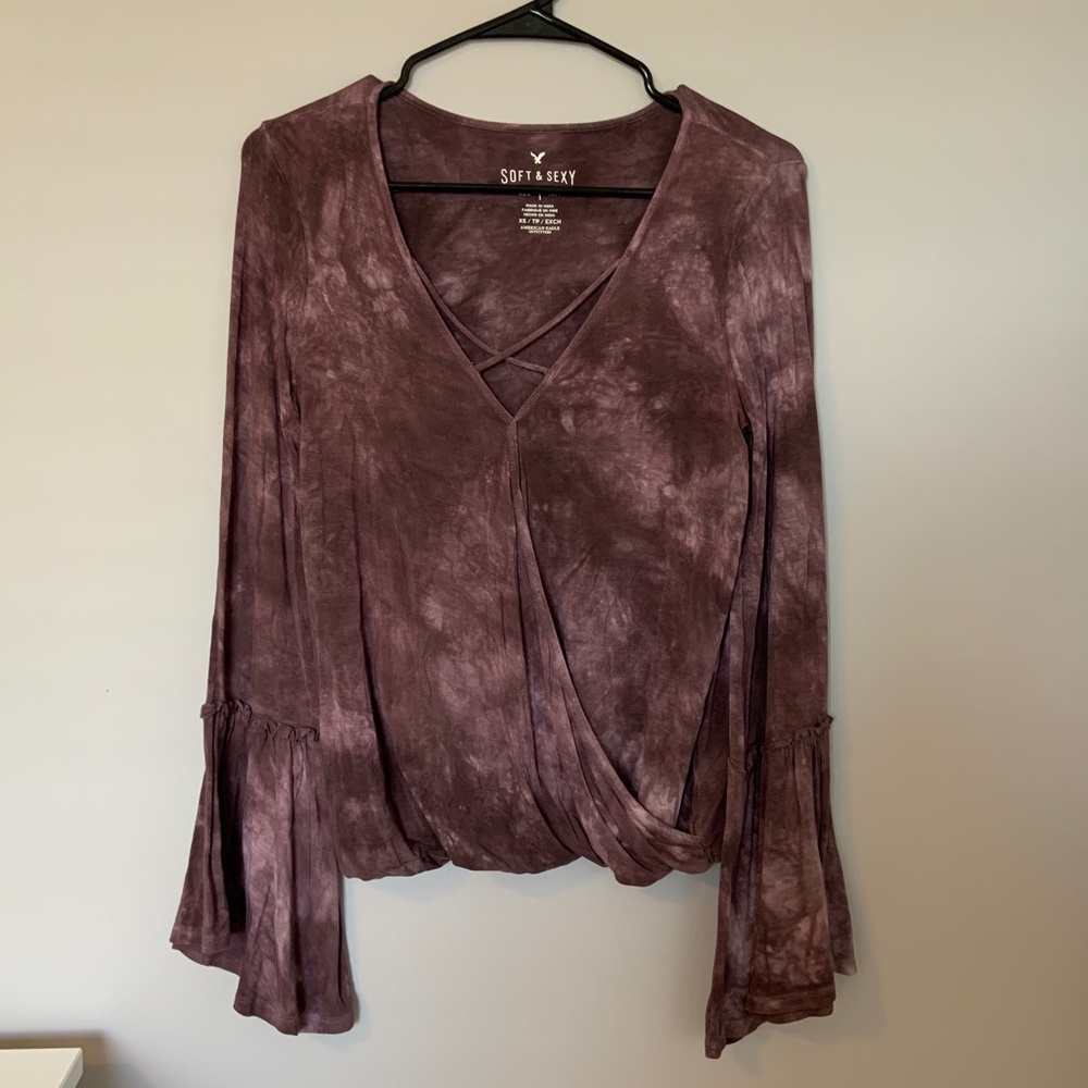 American Eagle Bell Sleeve top